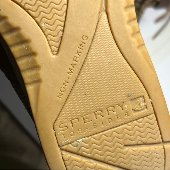 Sperry Women’s 9 Brown Leather Duck Boots Non-Marking Sole Lace Zip Riding Style - Picture 3 of 15